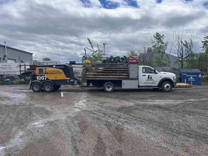 Travaux de pompage de béton Québec