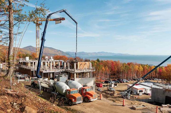 Travaux de pompage de béton Québec