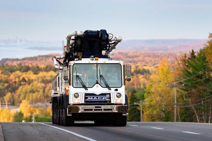 Engin de pompage de béton Québec