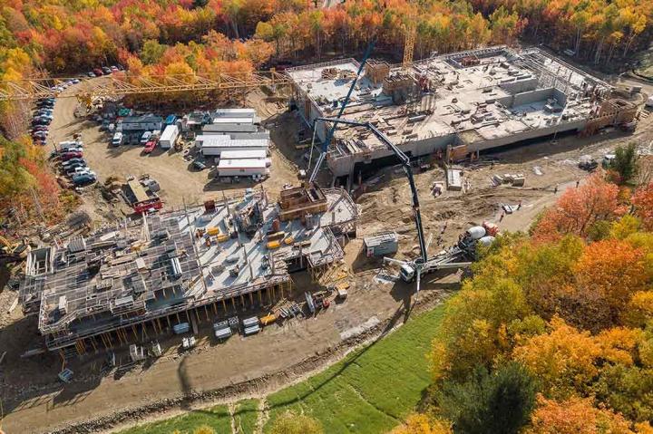 Travaux de pompage de béton Québec