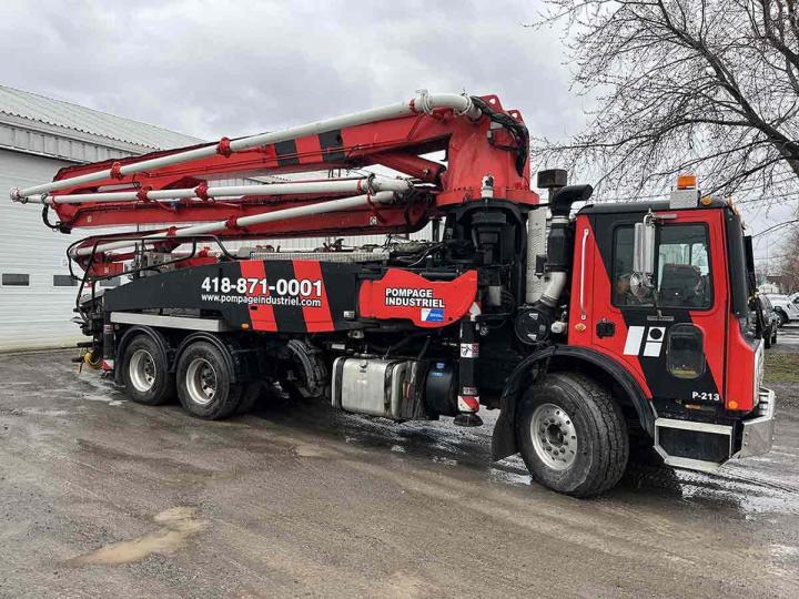 Engin de pompage de béton Québec