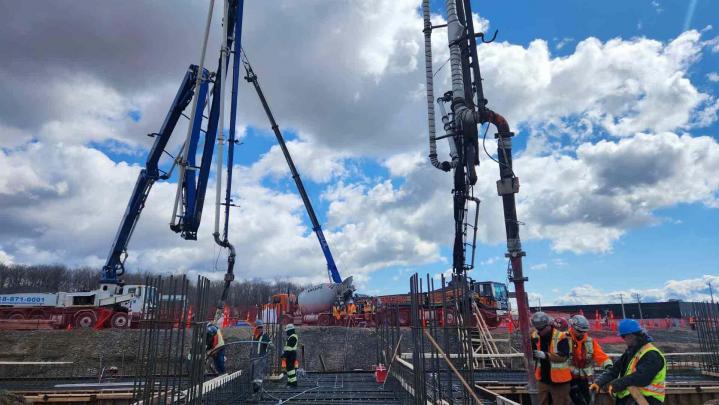 Travaux de pompage de béton Québec
