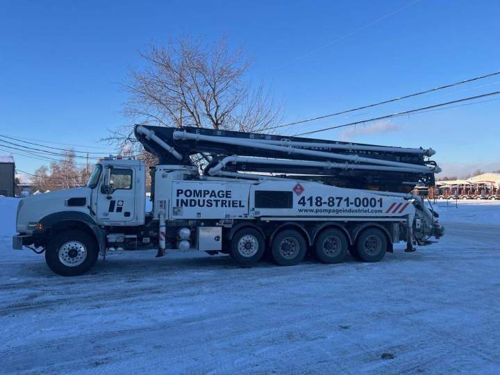 Engin de pompage de béton Québec