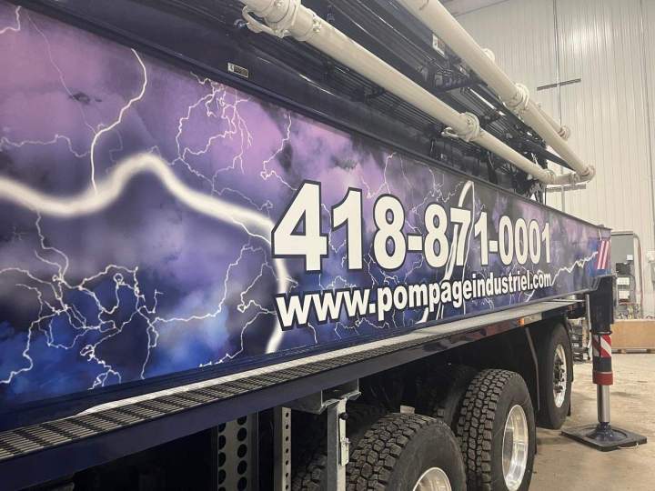 Engin de pompage de béton Québec