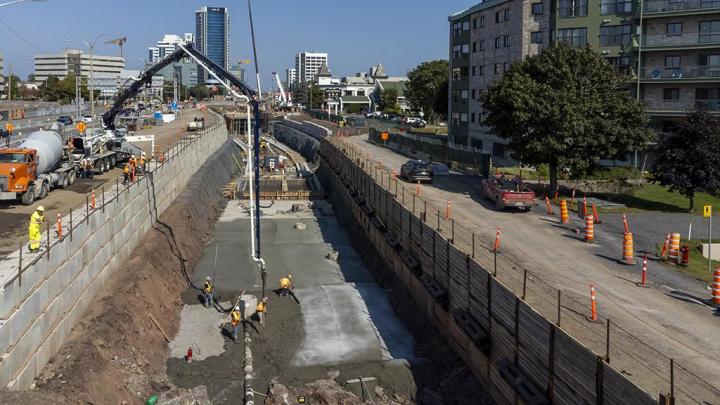 Travaux de pompage de béton Québec