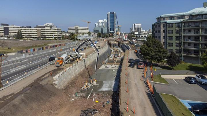 Engin de pompage de béton Québec