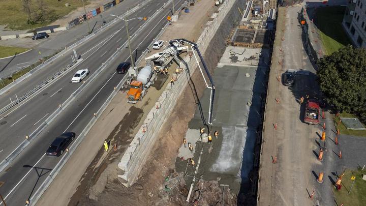 Engin de pompage de béton en location Québec