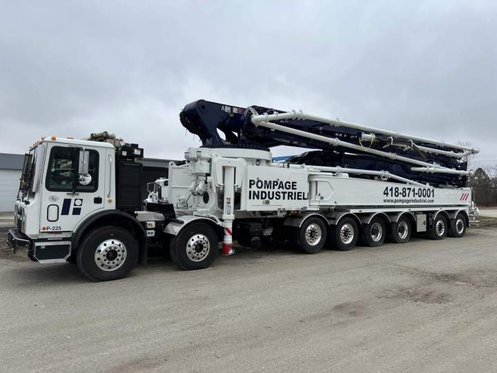 Pompage de béton à Québec