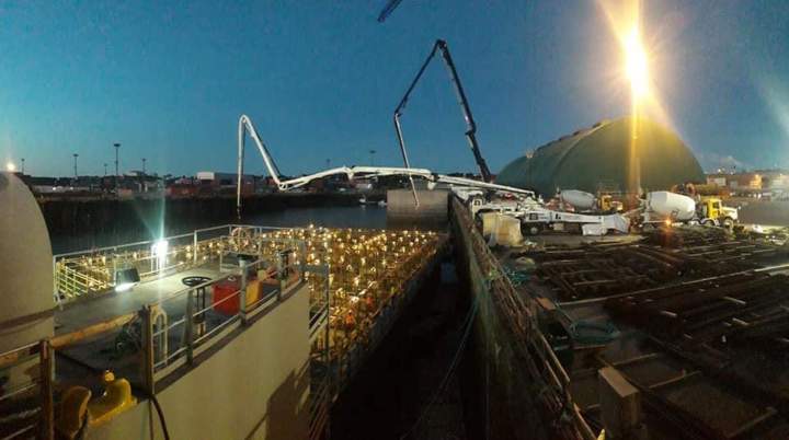 Pompage de béton à Québec