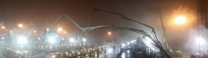 Pompage de béton à Québec