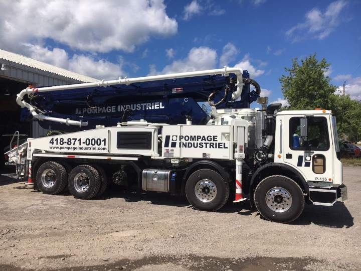 Pompage de béton à Québec