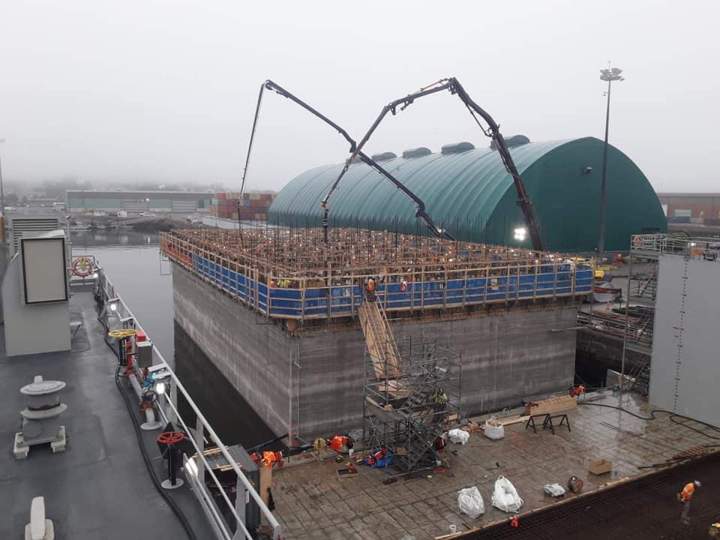 Pompage de béton à Québec