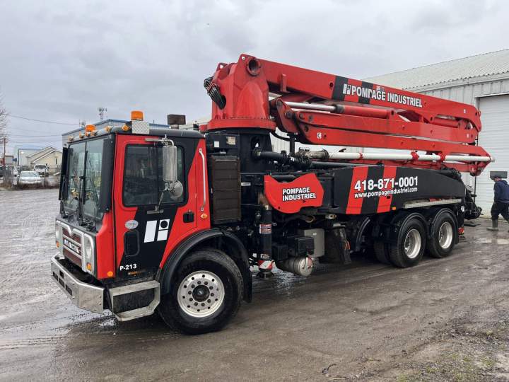 Pompage de béton génie civil à Québec