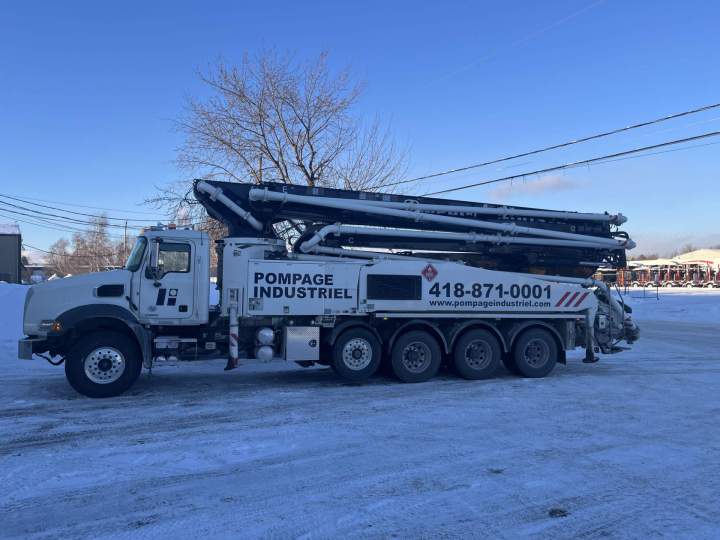 Pompage de béton génie civil à Québec
