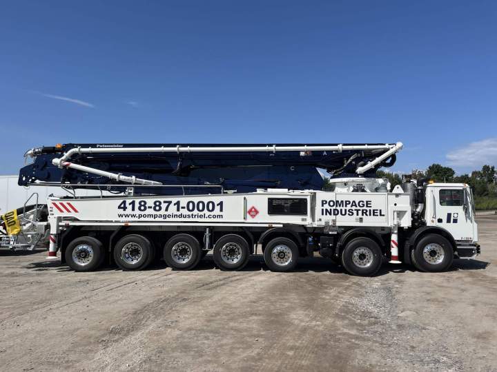 Pompage de béton industriel à Québec