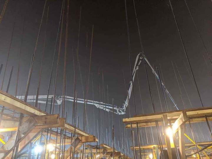 Pompage de béton industriel à Québec