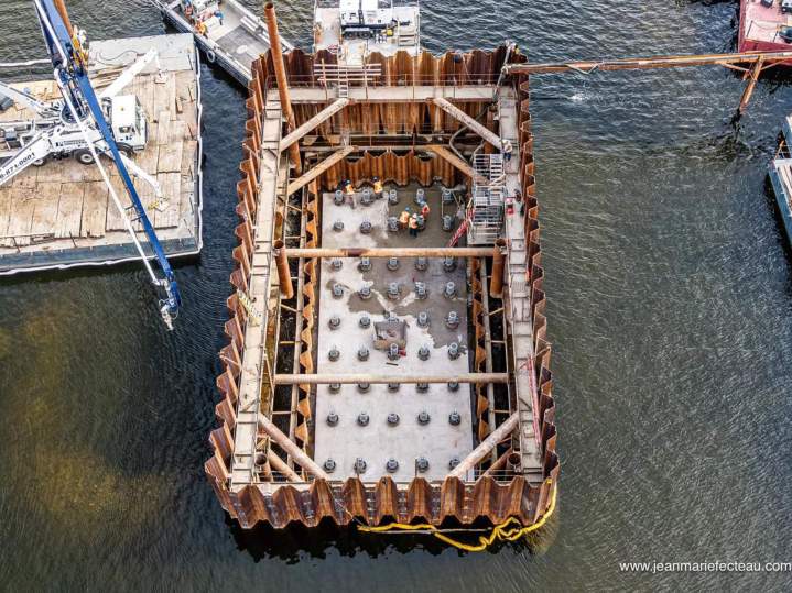 Pompage de béton industriel à Québec
