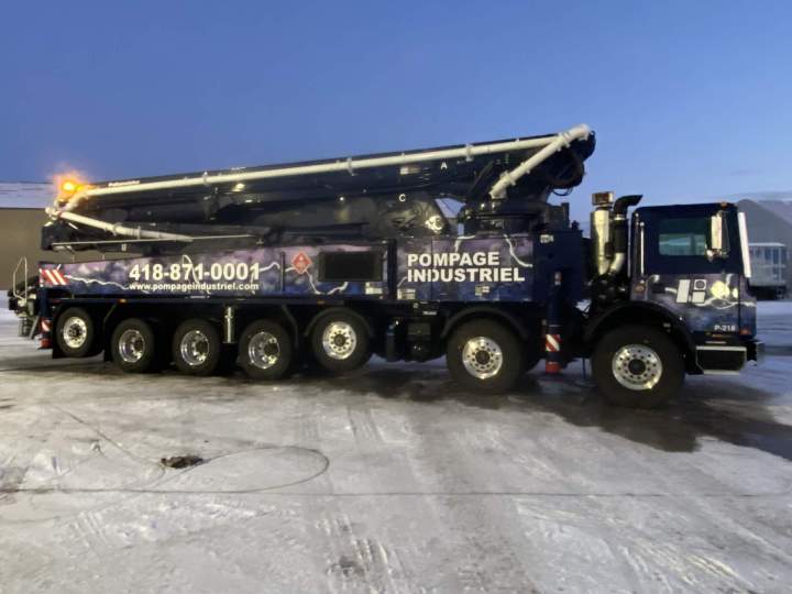 Service de pompage de béton à Québec