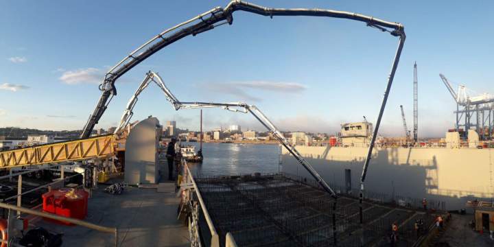 Service de pompage de béton industriel à Québec