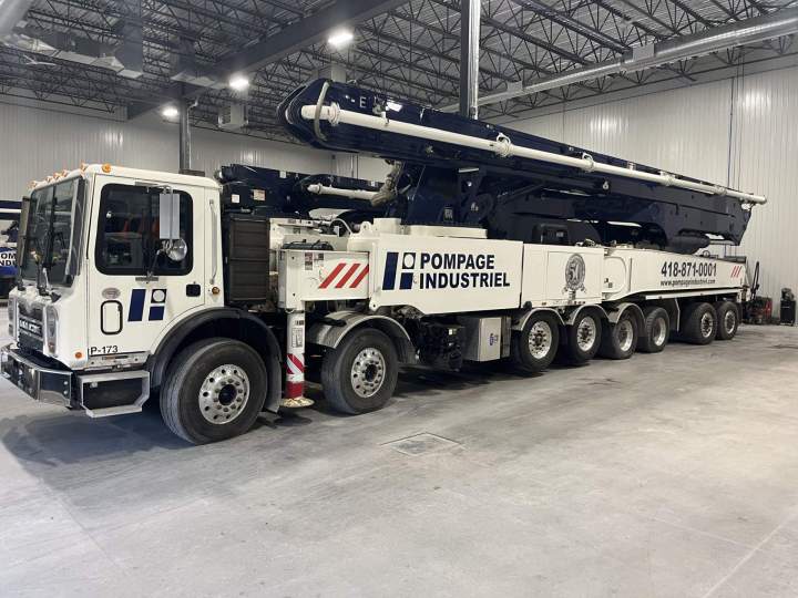 Service de pompage de béton industriel à Québec