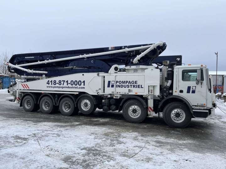Service de pompage de béton industriel à Québec