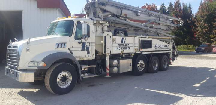 Service de pompage de béton résidentiel Québec