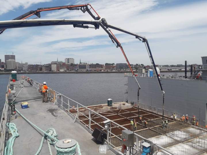 Travaux de pompage de béton à Québec