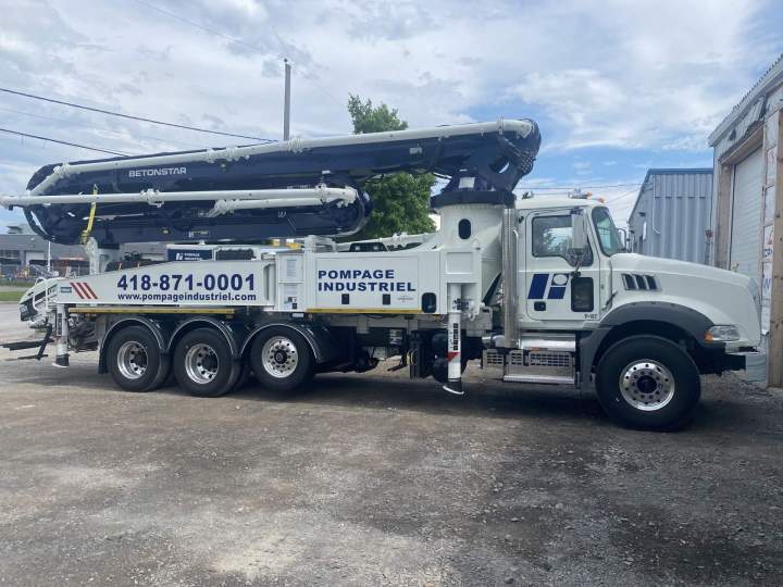 Travaux de pompage de béton à Québec