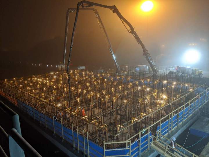 Travaux de pompage de béton génie civil à Québec