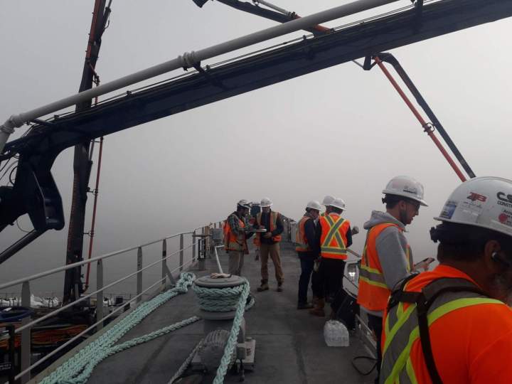 Travaux de pompage de béton génie civil à Québec