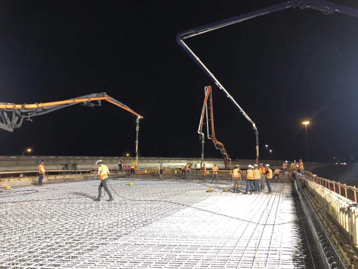Travaux de pompage de béton génie civil à Québec