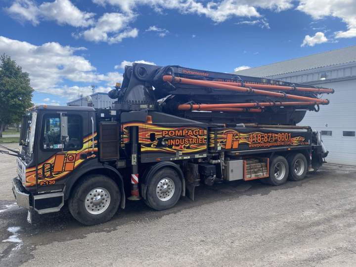Travaux de pompage de béton résidentiel Québec