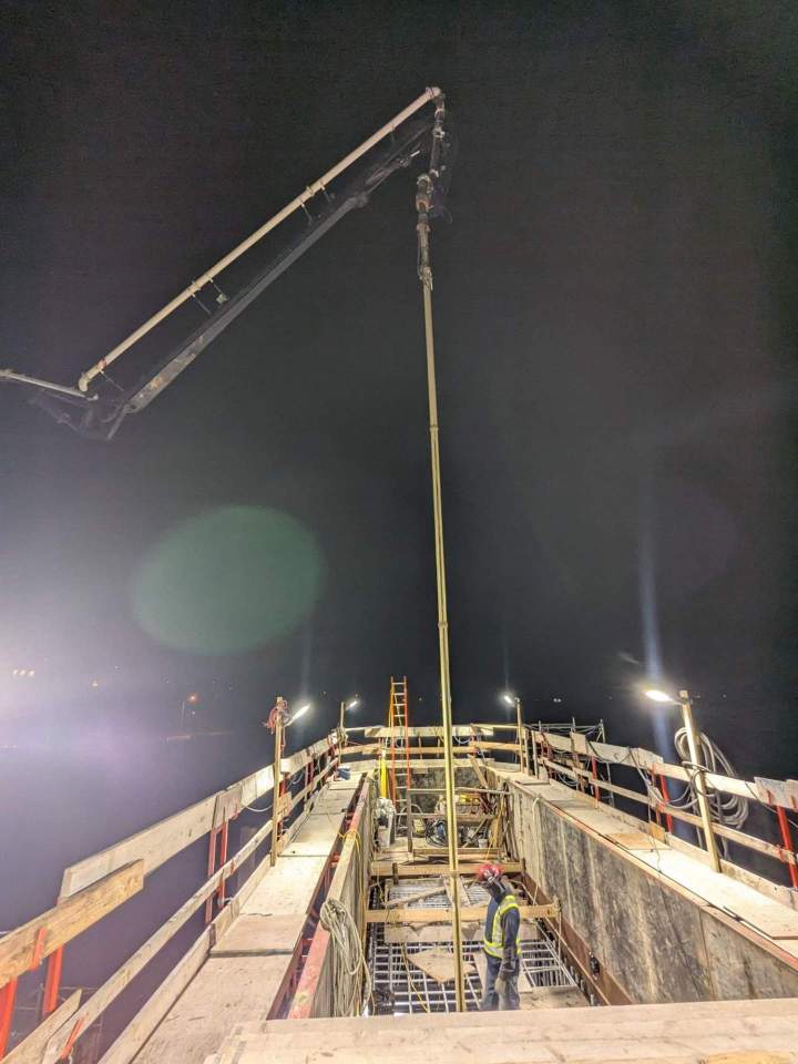 Travaux de pompage de béton résidentiel Québec